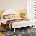 Artiss Bed Frame Queen Size Wooden White DALY WBED-DALY-Q-WH-AB