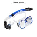 Adult Snorkeling Swimming Diving Mask & Snorkel - Quality Tempered Glass V63-801517