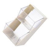 Desktop Storage Box Plastic Multi Layers Dust Proof Modern Minimalist Desk Organizer Box for Teabag V1294-YM0901-3117240099611