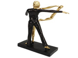 Romantic Couple Dancing Sculpture Decoration Resin Elegant Couple Ballet Dancer Statue Figurine V1294-YM0706-3115230054812