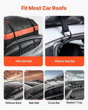 Car Rooftop Cargo Carrier Bag, 15 Cubic Feet Car Roof Cargo Carrier, 100% Waterproof Heavy Duty 840D V952-CDHBTX15CUFT8EPBDV0