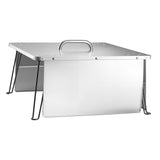 Fire Pit Heat Deflector, 645x645x370 mm Square Outdoor Burner Cover, Stainless Steel Bonfire Camping V952-HKGRZFX25YC0ER15N001V0