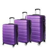 Slimbridge 3PC Luggage sets Suitcase Purple LG1010-PP