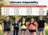 Everfit 8kg Weighted Vest Men Women, Reflective Running Vest with Armband Pouch WV-08K-BK
