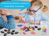 60 PCS Dinosaur Eggs, Hatching Dinosaur Egg Grows in Water Crack with Assorted Color Hunting Game V1192-AZ-W-29592