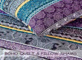 Aesthetic Quilted Bedspread and Pillowcases Set Unify Your Bedroom's Look - Queen size V745-MAC080217Q13U