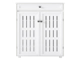 Levede Shoe Cabinet Door Storage Rack Cupboard White EA0284-WH-AU