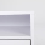 Bedside Table Side Storage Cabinet Nightstand Bedroom 2 Drawer ANYA - WHITE V274-FT-BEDT-2DD11-WH