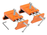 2pcs Cabinet Claw Aluminum Alloy Cabinet Claw Clamps for Installing Cabinetry Face Frame Orange V1294-YM0703-3114230029611