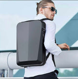 Black Gold Premium Hard Shell Business Backpack with TSA Lock and USB Charging Port, Waterproof V888-ELOSUNG17228