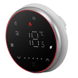 Smart Thermostat 1 Week Programmable LED Display Recessed Round Digital Thermostat AC95240V for V1294-YM0901-3114230117111