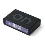 Lexon Flip Classic Reversible Alarm Clock - Black V398-LD-LR157N0