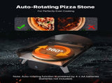 Outdoor Pizza Oven, 12 in Wood Fired Pizza Ovens, Pellet Pizza-Stove with Thermometer & Electric V952-BXPSLDNZWDJPCLPZU001V9