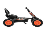 Rigo Pedal Go Kart Kids with Plastic Wheels Forward Reverse Black 84cm GKRT-F1F-BK
