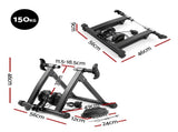 Everfit Bike Trainer Stand Indoor Riding Bicycle 6 Level Cycling Home Gym Black EB-B-IBT-BK