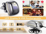 Men'S Electric Shaver Rechargeable Shaver Cordless Shaver Bald Men Shaver - Silver - Size SET V1106-111-87661-SLR-SET
