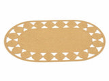 Jute Rope Woven Rug Round Boho Handmade Natural Area Carpet Non Slip Floor Mat for Bedroom Living V1192-AZ-W-20025