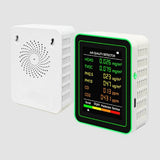 WiFi 6-in-1 Indoor Air Quality Monitor HCHO TVOC CO 2 CO PM10 PM2.5 Meter Gases Detecting V1370-AZ4-18670