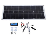 100W Solar Panel Kit IP67 Waterproof with DC 12V 24V 20A Controller Portable Solar Panel for RV V1294-YM0710-3114230138611