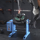 VEVOR Rotary Welding Positioner 50KG, 0-90&deg; Welding Positioning Turntable Table 0.5-6RPM 120W, with V952-HJBWJX50KG12BUA9MV3