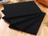 4-Pack Black Polyethylene Foam Sheets for Packing, Shock Absorption, and Craft Projects V1366-AZ2-W-16127