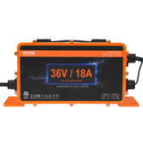 Golf Cart Battery Charger, 18 AMP, Smart Club Car Charger with Crowfoot Plug, Compatible with V952-GEFQCDCCDQBJ8TMUXV3