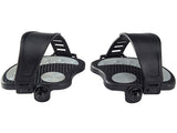 Bike Pedals with Straps for Bike, Spin Cycling Bike, Indoor Bike, Stationary Recumbent Bicycle V1192-AZ-W-14147