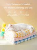 Multi-Use Pet Blanket -Soft Cushion, Blanket, and Pillow for Cats and Small Dogs, Yellow XL100*78CM V888-ELOSUNG10426