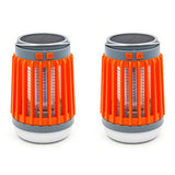 2pcs Solar and USB Mosquito Killer Camp Lamp Flashlight -Orange V1308-DSZKI-913-1