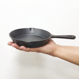 Cast Iron Mini Skillet, 16cm Durable Frying Pan for Eggs, Pancakes, BBQ, Camping, Serving & Everyday V1189-WXF-260203-00413