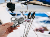 Marine Rope Cam Cleat Stainless Steel Adjustable Boat Hardware with Buffer Protection V1370-AZ4-08640