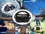 Soundproof Earmuffs Noise Canceling Hearing Protection Headphone Adjustable Defender Noise Reduction V1366-AZ2-W-09865