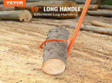 Cant Hook Tool, 59 in, Heavy Duty Steel Log Roller, Log Lifter Timber Jack for Max 32" Dia Logs, V952-YMQJDPTCANTHLFVANV0