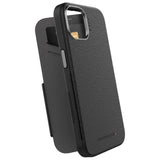 EFM Monaco Case Armour with ELeather + MagSafe D3O Suits iPhone 14 Pro Max/ 13 Pro Max - Black V578-EFCFLAE198BLA