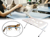 Foldable Pet Grooming Hammock with Leg Holes, Anti-Scratch Mesh Bathing Station for Cats and Small V1107-CS-CWMRTH
