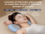 Grey Wireless Rechargeable Cervical & Lumbar Massager Pillow with 4 High/Low Massage Points, 42&degC V888-ELOSUNG52122