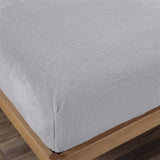 Ramesses Teddy Fleece Fitted Sheet Combo Set Grey King V442-KIT-FITTEDSS-TEDDYFLEECE-GREY-KI