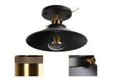 E27 Ceiling Light Industrial Black Wrought Iron Ceiling Lamp for Farm Kitchen Corridor 85240V V1294-YM0523-3119220032911