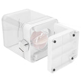 Cereal Dispenser 17.5oz Capacity Single Grid Grain Dispenser Transparent Plastic Food Dispenser for V1294-YM0523-3118220037911