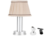 Fabric Desk Light 2-Level Dimming USB LED Table Lamp for Home Office Restaurant Warm Light 5V V1294-YM0901-3119210022511