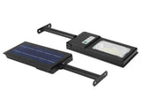 2Pcs 117LED Solar Light 50W Highlight Induction Street Lamp for Garden Courtyard White Light V1294-YM0901-3119210039811