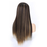 U-Shaped Long Straight Half Wig - Headgear In 4H27 Colour PRL-6099407550DBT
