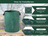 Heavy-duty garden waste bags - 300L - 67*67*84cm - 2 pieces - Reusable garden waste bags with V1188-MS101-02818-1