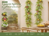 2m Long Spring Artificial Lemon Vine Window Styling Set of 2 V1221-XM-LB1014-ZS20