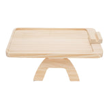 Wooden Sofa Tray with Phone Tablet Holder Couch Arm Dining Tray for Breakfast Snack Dessert V1294-YM0901-3117250054911