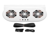 Solar Powered Car Exhaust Fan 5000RPM Air Circulation Vehicle Cooling Vent Fan with USB Interface V1294-YM0901-3113240150912