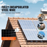 VEVOR 8in x 100ft Solar Panel Bird Guard Critter Guard Roll Kit 50pcs Tire Wires V952-TYNDCBBHWTZ8UKA3EV0