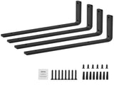 Shelf Bracket, 41 x 15.5 cm 4 Pcs, Heavy Duty Floating Shelf Brackets, Brackets for Shelves, 10mm V952-SJZJGBZJYGHWJF4D6V0