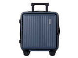 Wanderlite 20" Luggage Suitcase Front Pocket Travel Carry On Dual TSA Navy LUG-ABS-POK-20-NA