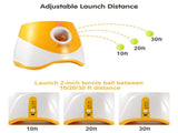 Automatic Dog Ball Launcher with 15 Mini Tennis Balls & Mesh Bag Rechargeable Pet Toy for Small V1107-CS-CWGPQQC